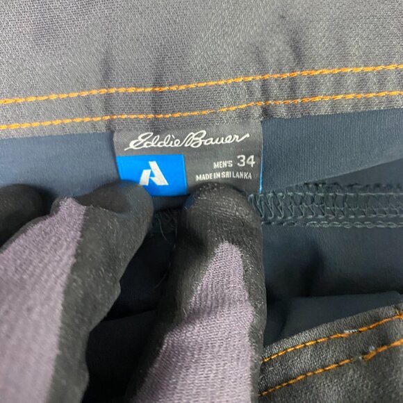 Eddie Bauer First Ascent Shorts Men's 34 Slate Blue Guide Pro Cargo Hiking - Picture 8 of 15